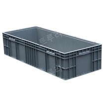 이사박스 이사짐 단프라 플라스틱 직사각형 모니터 긴택배박스, 회색(구멍 없는 손잡이), 구멍 없음 900x400x230mm