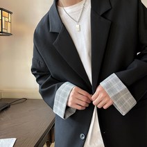 시크남성 루즈핏 박시수트 싱글 블레이저XZ206P85