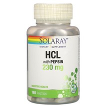 솔라레이 펩신 HCL 230mg 베지 캡슐 180정