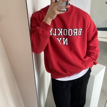 빠델(간빠레) 덴타덤블 브루클린 오버핏 양기모 맨투맨티셔츠