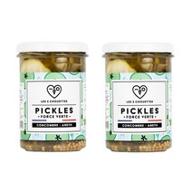 Les 3 chouettes 프랑스 내추럴 오이 피클 딜 회향풀 210g 2개