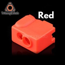 3D프린터 관련 부품 용품 Trianglelab 고품질 카트리지 히터 Bock 실리콘 양말 화산 핫 엔드 노즐 용 가열, 01 RED_02 2 PCS