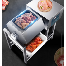 상업용 닭 염지기 숙성기 교반기 업소용 양념 버무리기 진공 절임 기계 회전 진공 육류, 45L 원형