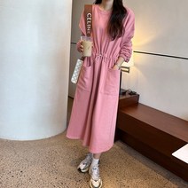 미아마스빈_지젤스트링 맨투맨 원피스