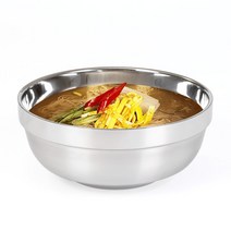 올비아 스텐 304 이중 면기 18cm 1P/냉면기 국대접, 단품