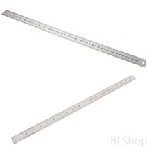 양면 센치 인치 눈금 두꺼운 쇠 철 스틸 직선 자 50CM
