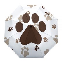 동물 발자국 완전 자동 우산 여덟 가닥 야외 어린이 성인 프린트 우산