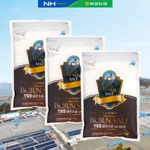 비금농협 [비금농협] 천일염 굵은소금(김치장담금용) 1kgx3봉, 1