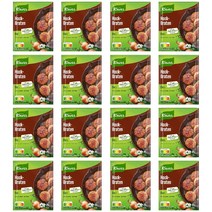 Knorr 크노르 독일 Hack-Braten 떡갈비 시즈닝 믹스 70g 16팩