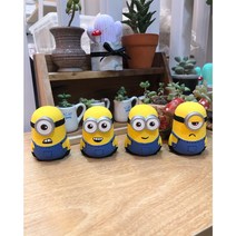 [송스] 미니언즈4종 - 석고방향제, 미니언즈4종SET, 화이트 머스크