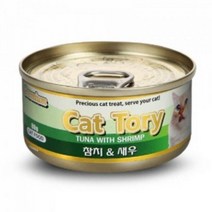 ]캣토리 고양이 캔 참치새우 80g바보사랑]