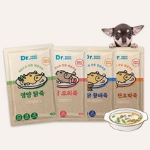 덕터페로 영양죽 120g x12개, 3. 닭고기 단호박 x 12개
