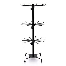 회전행거 원형행거 원형옷걸이 진열대 회전식 나혼자산다 매장행거 의류매장 옷가게, 블랙/4단