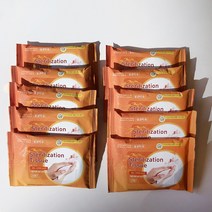 살균티슈 휴대용 이소프로필알콜 병원 소독물티슈(10매)x10개 물티슈, 10개, 10매