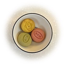 디져트쿠키 카페쿠키 커피와 함께하는 마카롱모양 달콤 미니쿠키 3가지맛 달콤 바삭 카페용 디져트용 간식용 접대용과자 커피과자 멈출수 없는 달콤한맛 마카롱미니쿠키