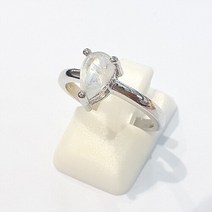블루케이 [블루케이] 문스톤 원석 반지 220916-17 6월탄생석
