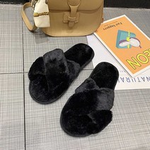 오너클랜 여자 겨울 밍크 슬리퍼 편한 퍼실내화 집들이 선물