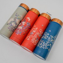 외국인선물 자개텀블러 외국인선물 나전칠기, 없음, 당초블루