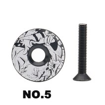 [호환]자전거 스템 탑 캡 헤드셋 커버 알루미늄 합금 자전거 스템 탑 캡 28.6mm 포크 튜브 헤드셋 캡, 07 NO.5