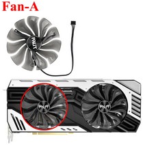 palit rtx 2060 2070 2080 슈퍼 팬 비디오 카드 95mm fd10015h12s gaa8s2u 4pin rtx2080 슈퍼 제트 스트림 냉각 그래픽 팬, 팬 - 에이