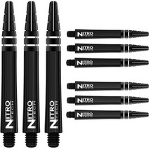 독일 아마존 RED DRAGON Nitrotech Pen Shafts 3 Sets Per Pack (9 in Total)132986, Black, M