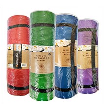 제이와이홀딩스 요가매트 10mm NBR 운동 스트레칭 헬스 메트, 그린