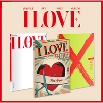 여자 아이들 - 미니5집 앨범 I love Nxde Born Act X-file 버전선택, Born (표지 흰색)