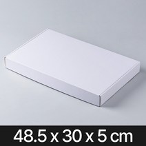 일체형 선물상자 화이트(48.5x30x5)크라프트 포장박스 크래프트 골판지 종이 답례품, 26PD_일체형 화이트/040 (48.5x30x5)