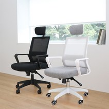 로고스토리메쉬의자 [로고스토리]라인백 메쉬의자 일반형, 그레이