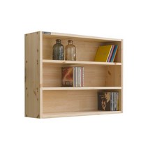 CD수납장 디엘르 우디 600 원목 3단 수납장, 내추럴