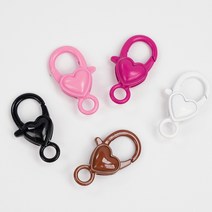 (B428) 하트 랍스터 고리, (B428-7) 파스텔그린