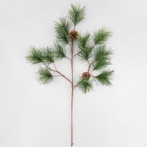 인조 조화 소나무 솔가지 그린 58cm 실내조경 식물
