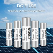 퓨즈 휴즈 태양 dc 1000v pv 광전지 6a 10a 15a 20a 25a 30a 1038mm 태양계 단락 보호 gpv를 위한 고전압, 30시