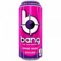 VPX 바이탈 제약 뱅 에너지 드링크와 코큐텐 & 크레아틴 Prose Rose 12 음료 16 Fl Oz . 각각