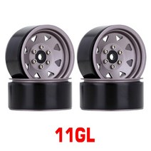 인조라 메탈 1.9 beadlock wheel rims 3 style for 1:10 rc 크롤러 car axial scx10 90046 trx4 redcat gen8, 11g