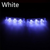 자동차 라이트 어셈블리 LED 전구 경찰 조명 led 3 led 자동 플래시 스트로보 스코프 스트로보 주차 신호등 스트로브 조명 성 노출증 비상 경고, 3 led 화이트