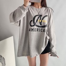 세라제이 오버핏 엔로고 롱 박스 티셔츠