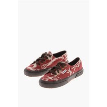 Superga MARTA FERRI PATTERNED 패브릭 스니커즈 2750 RED OFF WHITE