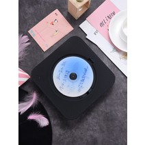 벽걸이형 CD플레이어 USB 휴대용 부착형 레트로, 화이트 플러그인 모델 + 블루투스 버전