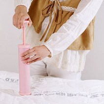 디엠몰 1+1 휴대용 진공 압축기 압축펌프 이불 의류 압축팩, 핑크, 1개+1개