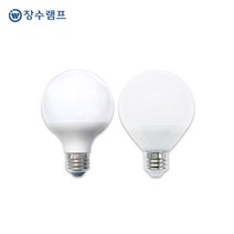 장수램프 LED전구 볼전구 볼구 8w, 롱타입 8w 주광색(흰빛)
