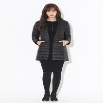 윤마켓 올해도 경량패딩 하프 길이 오리털 100