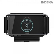 인데나 차량용 와이드 무선 고속 충전기 IND-WLC2000 15W, 혼합색상, 1개