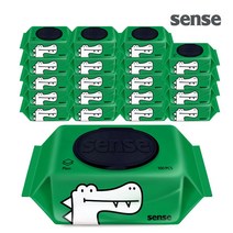 센스물티슈 악어 캡형 100매X20팩