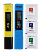 PH측정기 디지털 phtds ec meter 테스터 온도계 펜 물 순도 ppm 필터 수경법 수족관 수영장 물 모니터, pH ec 미터 상자 없음, 1개