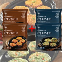 1+1 사옹원 한입아삭김치전 300g + 한입땡초부추전 300g, 단품