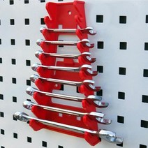 공구 캐비넷 Tool Organizer Wrench Spanner Sorter Holder Wall Mounted Tray Ra기계 Storage So기계et Pl, 한개옵션0