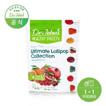 [1+1+무배] 닥터존스 얼티메이트 롤리팝 컬렉션 슈가프리 막대사탕454g(1팩 약 60개) 무설탕 아기사탕 자일리톨 캔디, 2개, 454g