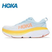 남자운동화 런닝화 러닝화 신발 경량 HOKA-남성 여성 본디 8 로드 충격 흡수 내마모성 살구 새 모델
