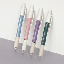스무딩 3색 볼펜 0.38mm 부드러운 고급 멀티펜 다꾸펜 얇은 펜 사무용 필기감 좋은 직장인 대학생 선물, 04 GREEN
